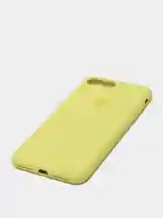 Желтый силиконовый чехол iPhone 7 Plus / iPhone 8 Plus, Silicone Case, с закрытым низом