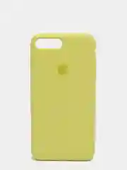 Желтый силиконовый чехол iPhone 7 Plus / iPhone 8 Plus, Silicone Case, с закрытым низом