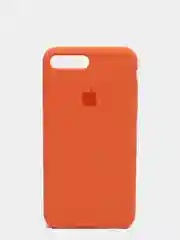 Оранжевый силиконовый чехол iPhone 7 Plus / iPhone 8 Plus, Silicone Case, с открытым низом