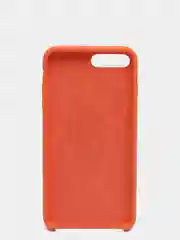 Оранжевый силиконовый чехол iPhone 7 Plus / iPhone 8 Plus, Silicone Case, с открытым низом