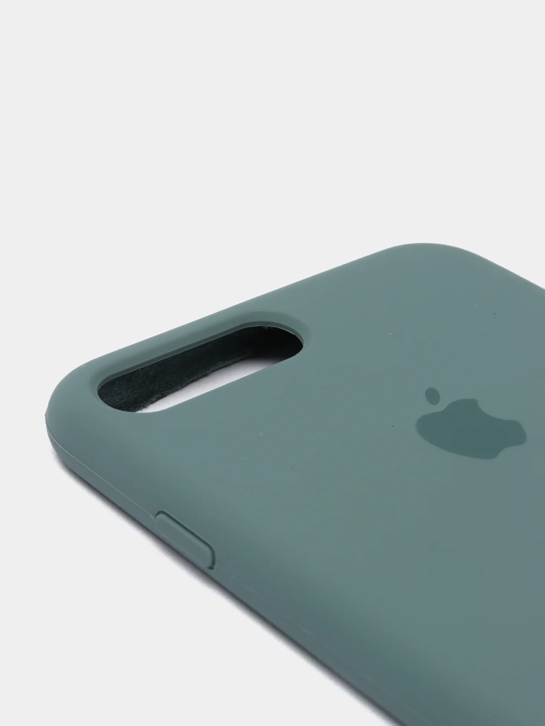Тёмно-бирюзовый силиконовый чехол iPhone 7 Plus / iPhone 8 Plus, Silicone Case, с закрытым низом