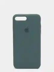 Тёмно-бирюзовый силиконовый чехол iPhone 7 Plus / iPhone 8 Plus, Silicone Case, с закрытым низом