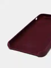 Тёмно-бордовый силиконовый чехол iPhone X / iPhone XS, Silicone Case, с открытым низом