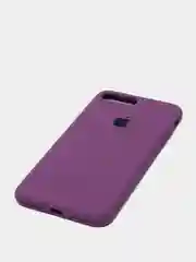 Пурпурный силиконовый чехол iPhone 7 Plus / iPhone 8 Plus, Silicone Case, с закрытым низом