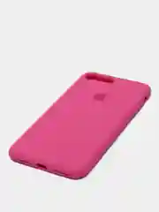 Тёмно-розовый силиконовый чехол iPhone 7 Plus / iPhone 8 Plus, Silicone Case, с закрытым низом