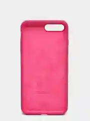 Тёмно-розовый силиконовый чехол iPhone 7 Plus / iPhone 8 Plus, Silicone Case, с закрытым низом