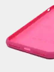 Тёмно-розовый силиконовый чехол iPhone 7 Plus / iPhone 8 Plus, Silicone Case, с закрытым низом