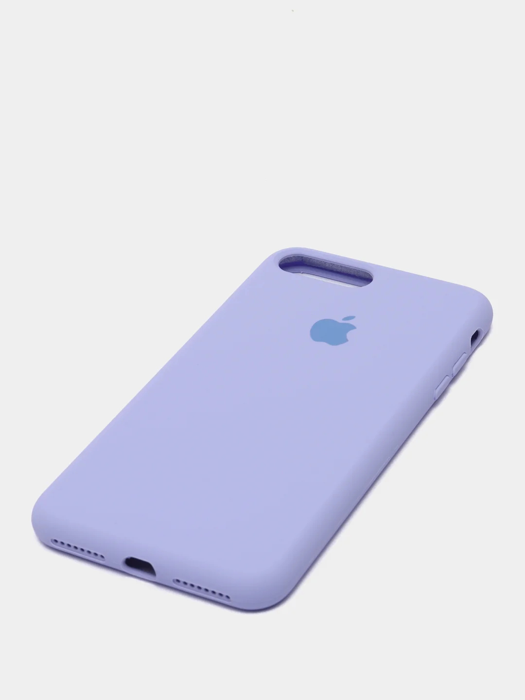 Лавандовый силиконовый чехол iPhone 7 Plus / iPhone 8 Plus, Silicone Case, с закрытым низом