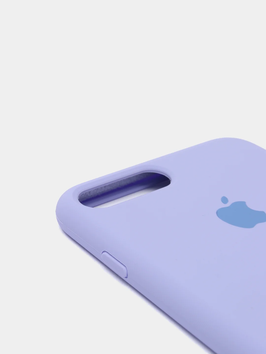 Лавандовый силиконовый чехол iPhone 7 Plus / iPhone 8 Plus, Silicone Case, с закрытым низом
