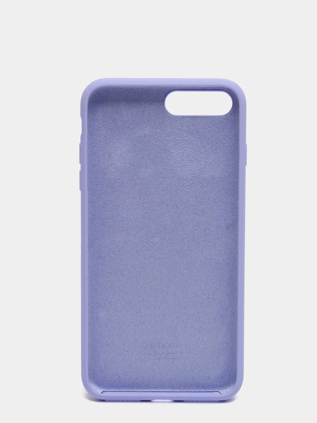 Лавандовый силиконовый чехол iPhone 7 Plus / iPhone 8 Plus, Silicone Case, с закрытым низом