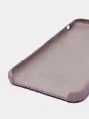 Сиреневый силиконовый чехол iPhone XS Max, Silicone Case, с открытым низом