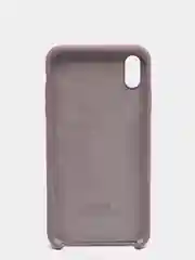 Сиреневый силиконовый чехол iPhone XS Max, Silicone Case, с открытым низом