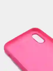 Тёмно-розовый силиконовый чехол iPhone X / iPhone XS, Silicone Case, с закрытым низом
