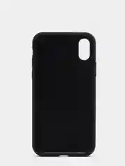 Черный силиконовый чехол iPhone X / iPhone XS, Silicone Case, с закрытым низом