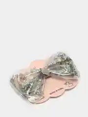 Серебряный заколка для волос "Бантик"