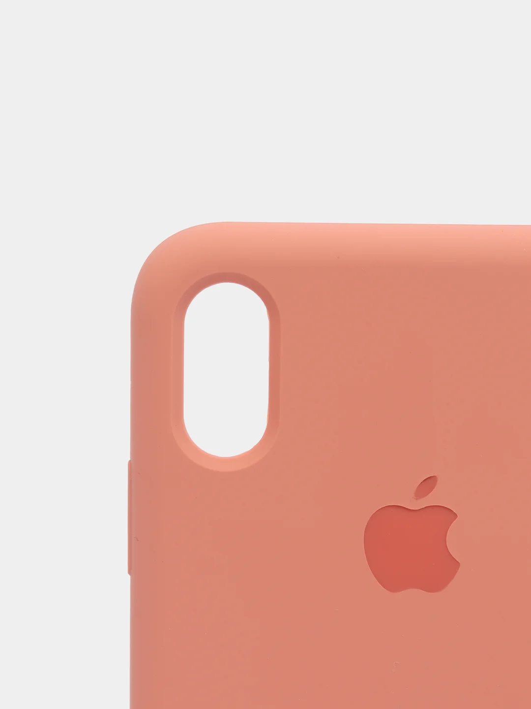 Манго силиконовый чехол iPhone XS Max, Silicone Case, с открытым низом