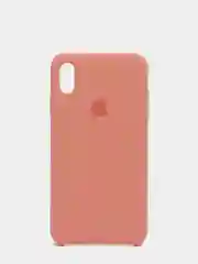 Манго силиконовый чехол iPhone XS Max, Silicone Case, с открытым низом