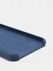 Синий меланж силиконовый чехол iPhone XS Max, Silicone Case, с открытым низом