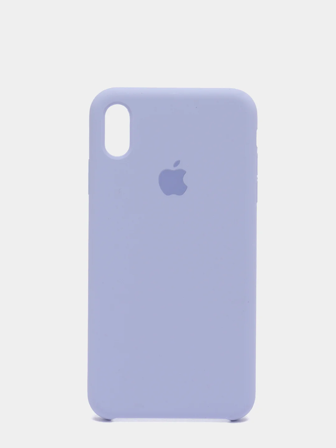 Лавандовый силиконовый чехол iPhone XS Max, Silicone Case, с открытым низом