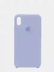 Лавандовый силиконовый чехол iPhone XS Max, Silicone Case, с открытым низом