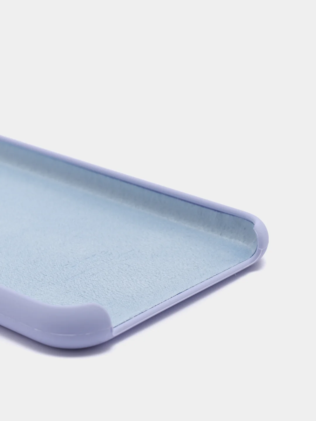 Лавандовый силиконовый чехол iPhone XS Max, Silicone Case, с открытым низом