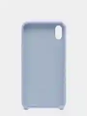 Лавандовый силиконовый чехол iPhone XS Max, Silicone Case, с открытым низом