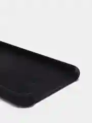 Черный силиконовый чехол iPhone XS Max, Silicone Case, с открытым низом