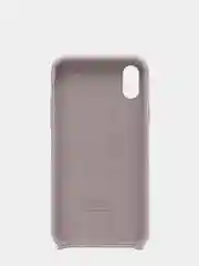 Бежевый силиконовый чехол iPhone X / iPhone XS, Silicone Case, с открытым низом