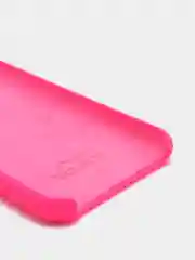 Фуксия силиконовый чехол iPhone X / iPhone XS, Silicone Case, с открытым низом