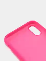 Фуксия силиконовый чехол iPhone X / iPhone XS, Silicone Case, с открытым низом