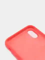 Кораллово-розовый силиконовый чехол iPhone X / iPhone XS, Silicone Case, с закрытым низом