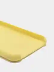 Желтый силиконовый чехол iPhone X / iPhone XS, Silicone Case, с открытым низом