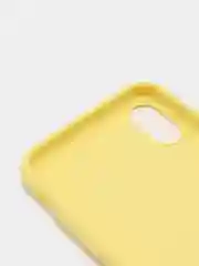 Желтый силиконовый чехол iPhone X / iPhone XS, Silicone Case, с открытым низом