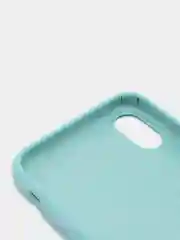 Бирюзовый силиконовый чехол iPhone X / iPhone XS, Silicone Case, с закрытым низом