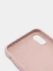 Пудровый силиконовый чехол iPhone X / iPhone XS, Silicone Case, с открытым низом