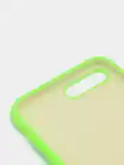 Салатовый силиконовый чехол iPhone 7 Plus / iPhone 8 Plus, Silicone Case, с открытым низом