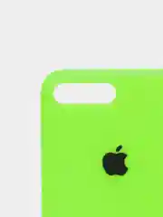 Салатовый силиконовый чехол iPhone 7 Plus / iPhone 8 Plus, Silicone Case, с открытым низом