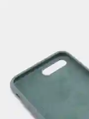Серый силиконовый чехол iPhone 7 Plus / iPhone 8 Plus, Silicone Case, с открытым низом