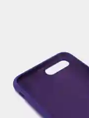 Фиолетовый силиконовый чехол iPhone 7 Plus / iPhone 8 Plus, Silicone Case, с открытым низом