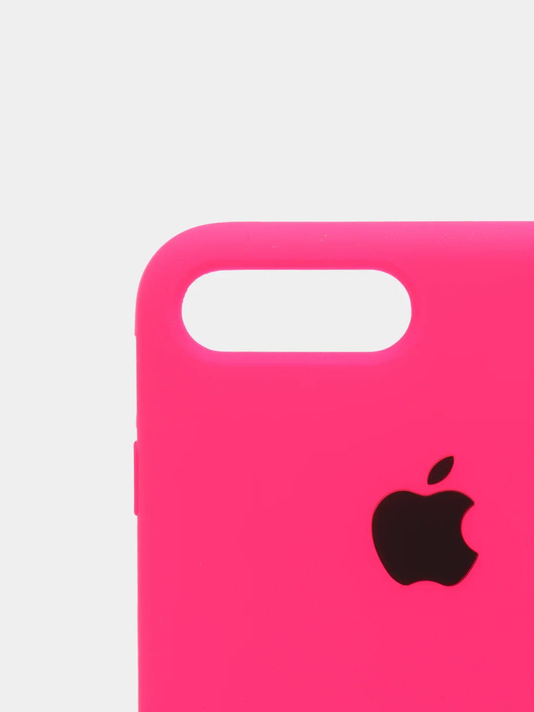 Фуксия силиконовый чехол iPhone 7 Plus / iPhone 8 Plus, Silicone Case, с открытым низом