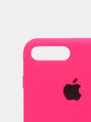 Фуксия силиконовый чехол iPhone 7 Plus / iPhone 8 Plus, Silicone Case, с открытым низом
