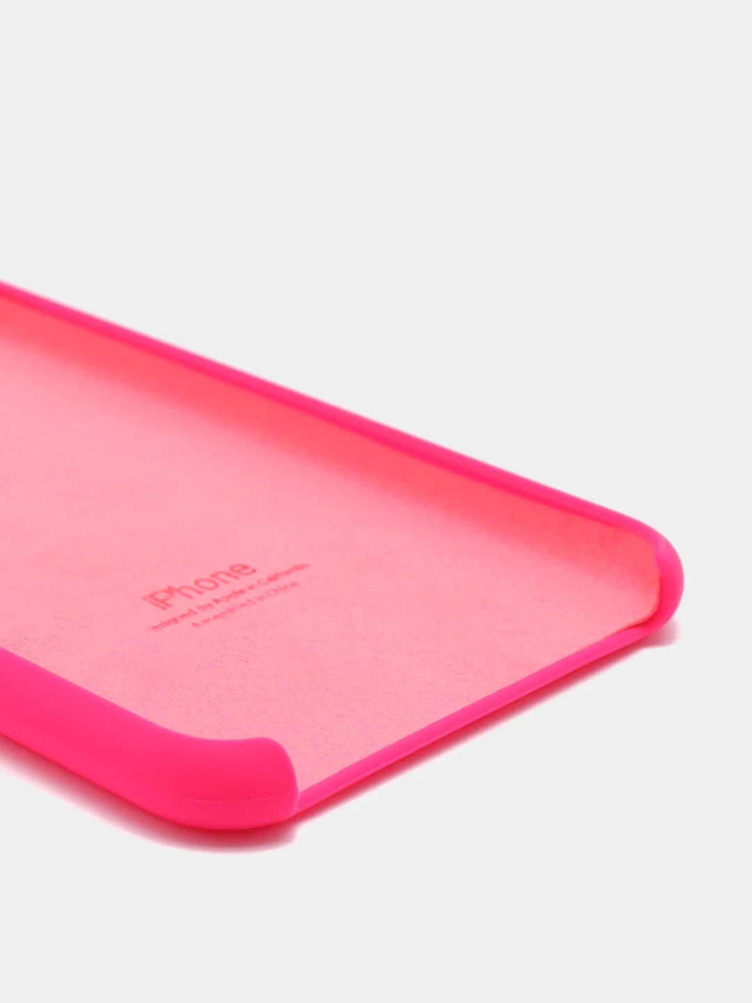 Фуксия силиконовый чехол iPhone 7 Plus / iPhone 8 Plus, Silicone Case, с открытым низом