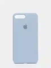 Светло-синий силиконовый чехол iPhone 7 Plus / iPhone 8 Plus, Silicone Case, с закрытым низом