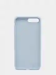 Светло-синий силиконовый чехол iPhone 7 Plus / iPhone 8 Plus, Silicone Case, с закрытым низом