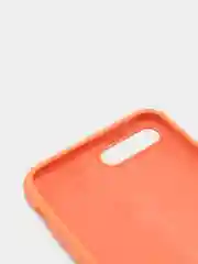 Светло-оранжевый силиконовый чехол iPhone 7 Plus / iPhone 8 Plus, Silicone Case, с открытым низом