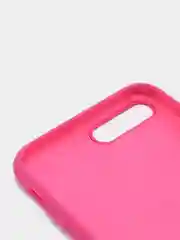 Тёмно-розовый силиконовый чехол iPhone 7 Plus / iPhone 8 Plus, Silicone Case, с открытым низом