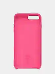 Тёмно-розовый силиконовый чехол iPhone 7 Plus / iPhone 8 Plus, Silicone Case, с открытым низом