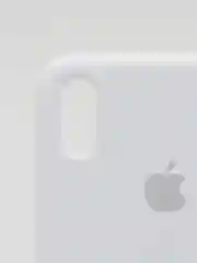 Белый силиконовый чехол iPhone XS Max, Silicone Case, с открытым низом