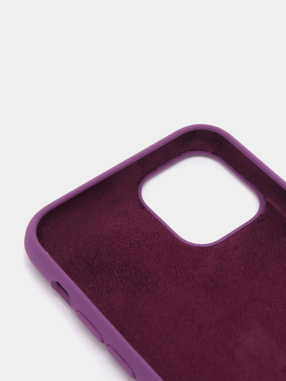 Пурпурный силиконовый чехол iPhone 11 Pro, Silicone Case, с открытым низом
