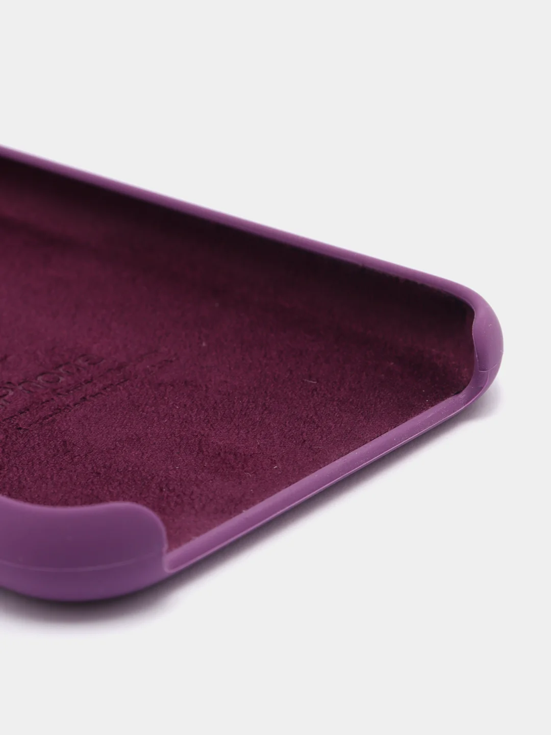Пурпурный силиконовый чехол iPhone 11 Pro, Silicone Case, с открытым низом